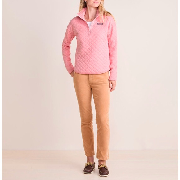 New Vineyard Vines Quilted Dreamcloth Shep Shirt - Palm Beach Heather, Small - Picture 4 of 8